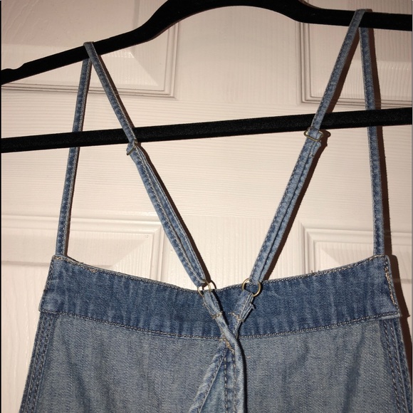 Free People Savannah chambray jumper dress - Picture 7 of 7